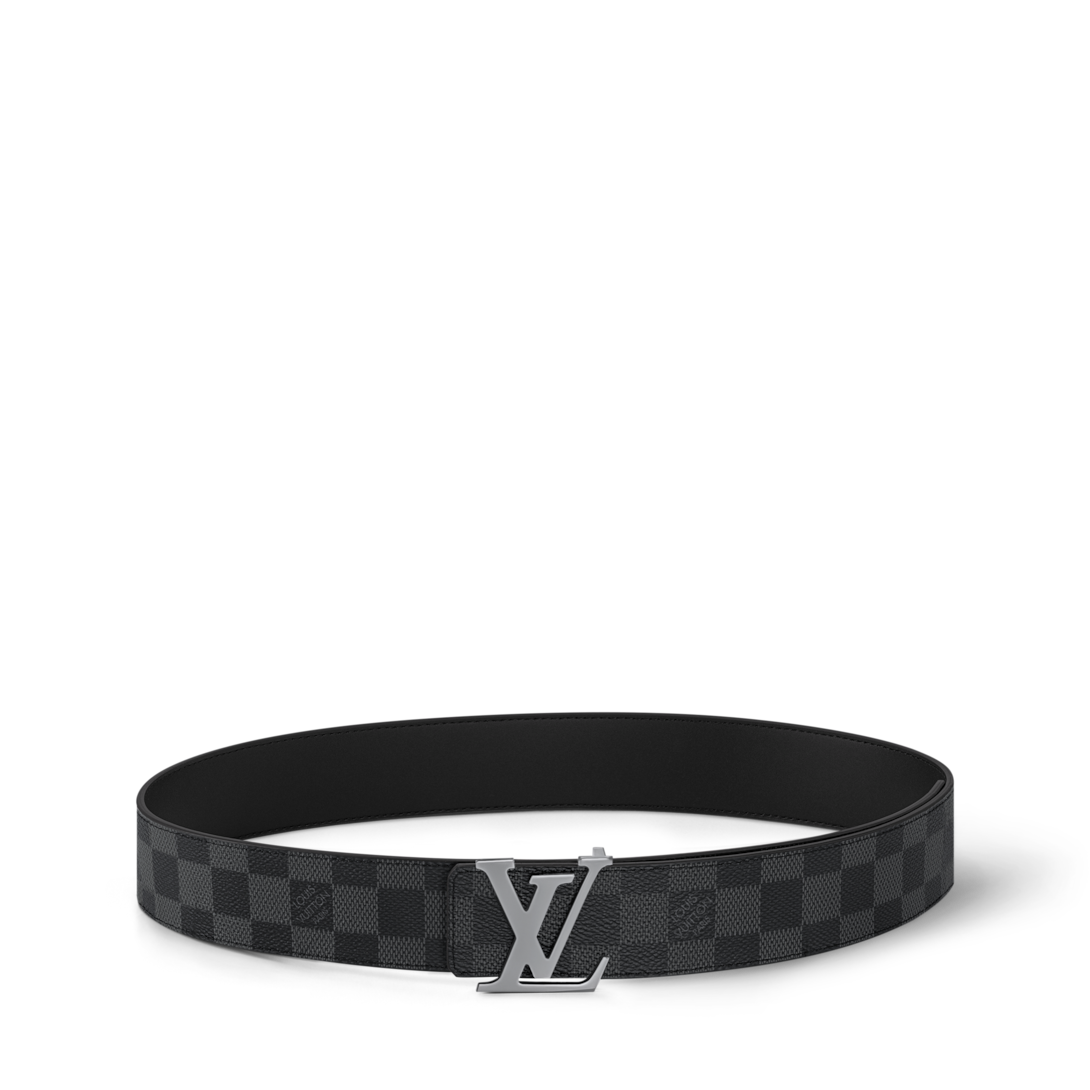 LV Initiales 40mm Reversible Belt Damier Graphite Canvas - Holiday